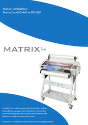 Matrix Duo MD-650 Manuel D'utilisation