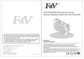 F&V HDV-Z180 Guide De L'utilisateur