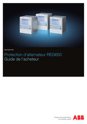 ABB REG650 Guide De L'acheteur
