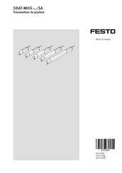 Festo SDAT-MHS 80 SA Série Mode D'emploi