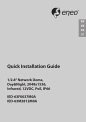 Eneo IED-63F0037M0A Guide D'installation Rapide