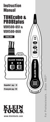 Klein Tools VDV500-051 Manuel D'instructions