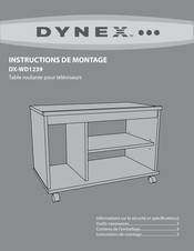 Dynex DX-WD1239 Instructions De Montage