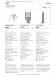 Bega 84 442 Fiche D'utilisation