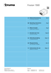 Truma Frostair 1500 Mode D'emploi