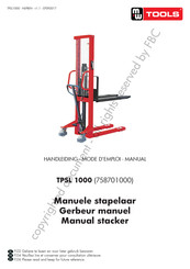 MW TOOLS 758701000 Mode D'emploi