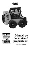 Thomas 185 Manuel De L'opérateur