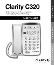 Clarity C320 Mode D'emploi