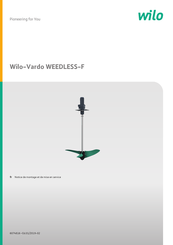 Wilo Vardo WEEDLESS-F Notice De Montage Et De Mise En Service