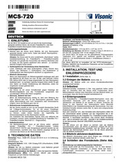 Visonic MCS-720 Guide D'installation