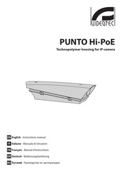 Videotec PUNTO HI-POE Manuel D'instructions