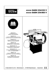 Güde 55058 GADH 254 Traduction Du Mode D'emploi D'origine