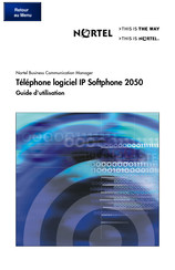 Nortel Softphone 2050 Guide D'utilisation