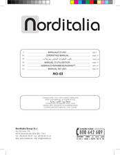 Norditalia MO-03 Manuel D'utilisation