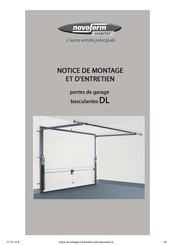 Novoferm DL Notice De Montage Et D'entretien