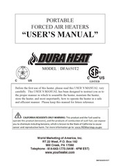 Dura Heat DFA650T2 Manuel D'instructions