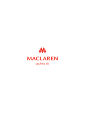 Maclaren Techno XLR Mode D'emploi