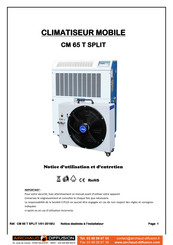 S. Plus CM 65 T SPLIT Notice D'utilisation Et D'entretien