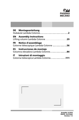 Phoenix Mecano Lambda Colonne Notice D'assemblage