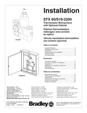 Bradley EFX 60 Installation