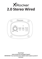X Rocker Chimera 2.0 Stereo Wired Mode D'emploi