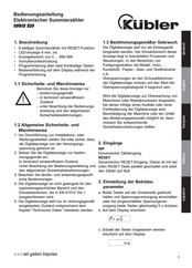 Kübler CODIX 520 Mode D'emploi