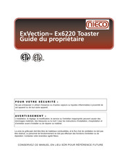 Nieco ExVection Ex6220 Guide Du Propriétaire