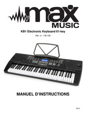 Max Music 130.100 Manuel D'instructions