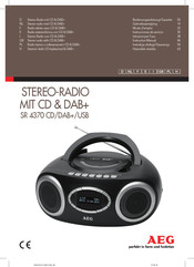 AEG SR 4370 CD/DAB+/USB Mode D'emploi