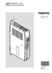 Festo CMMT-ST-C8-1C S0 Série Manuel De Montage Et D'installation
