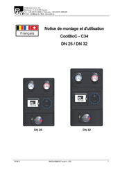 PAW CoolBloC-C34 DN 25 Notice De Montage Et D'utilisation