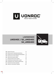 VONROC LM504DC Traduction De La Notice Originale