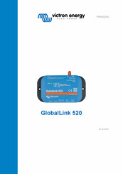 Victron energy GlobalLink 520 Mode D'emploi