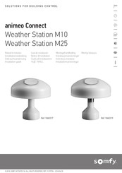 SOMFY Connect Weather Station M25 Notice D'installation