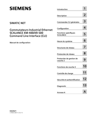 Siemens SIMATIC NET SCALANCE XM-500 Manuel De Configuration