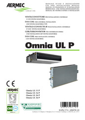 AERMEC Omnia UL 36 P Manuel D'utilisation Et D'installation