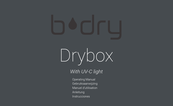 B-dry Drybox Manuel D'utilisation