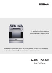 Robam JJZ(Y/T)-G517K Instructions D'installation