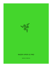 Razer VIPER V2 PRO Mode D'emploi