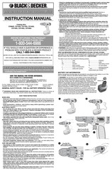 Black & Decker CD9602 Manuel D'instructions