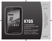 TOUCHLET X7GS Mode D'emploi