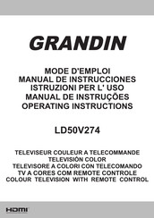 Grandin LD50V274 Mode D'emploi