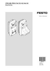 Festo CPX-FB33 Notice D'utilisation