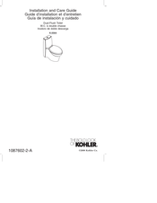 Kohler K-3564 Guide D'installation Et D'entretien
