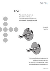 Conti+ lino WV10 Notice D'installation/D'utilisation