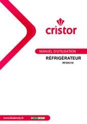 CRISTOR RFDK310 Manuel D'utilisation