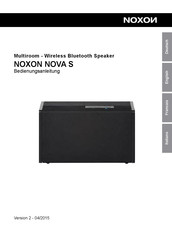 Noxon NOVA S Mode D'emploi