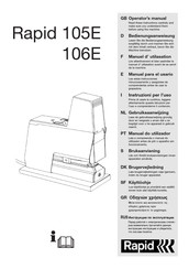 Rapid 105E Manuel D'utilisation