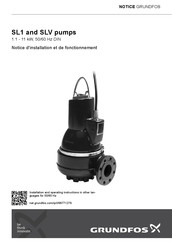 Grundfos SL1.80.80.55.4 Notice D'installation Et De Fonctionnement