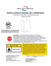 Alternate Heating WOOD GUN Super E210 Installation Et Manuel De L'opérateur